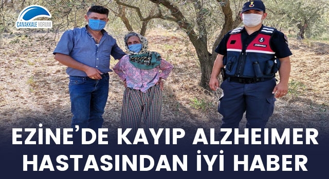 Ezine’de kayıp alzheimer hastasından iyi haber