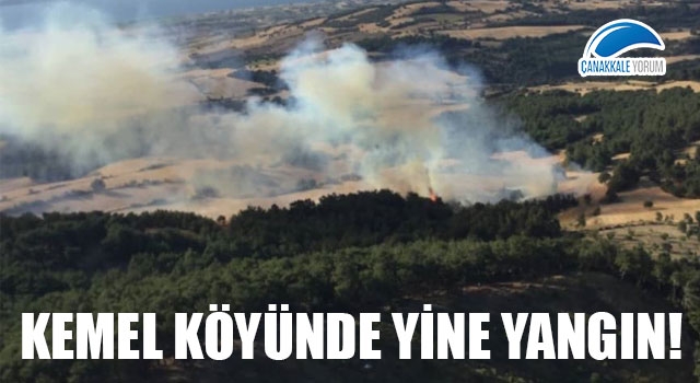 Kemel köyünde yine yangın!