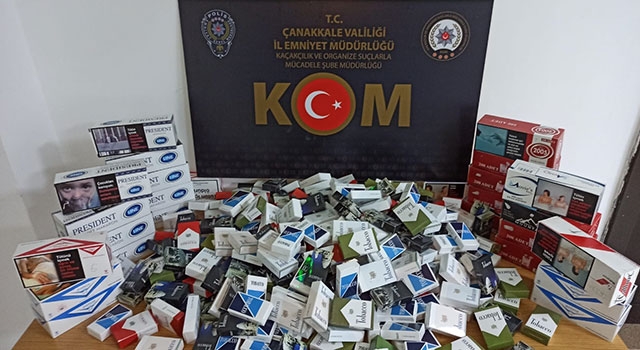 10 bin 860 adet doldurma sigaraya el kondu!