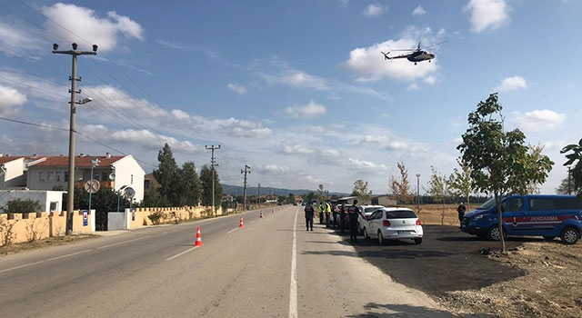 Çanakkale'de havadan trafik denetimleri: 5 sürücüye 3 bin 313 TL ceza kesildi!