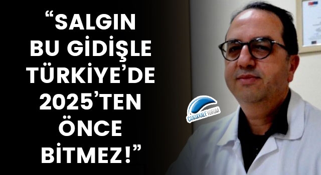 Alper Şener: "Salgın bu gidişle Türkiye'de 2025'ten önce bitmez!"