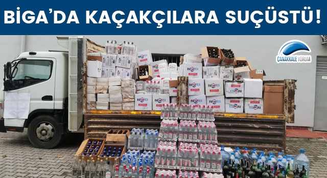 Biga'da kaçakçılara suçüstü!