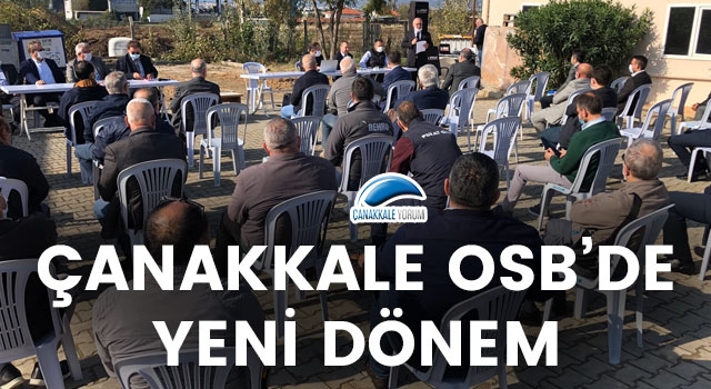 Çanakkale OSB'de yeni dönem