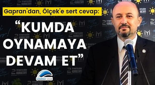 Gapran'dan, Ölçek'e sert cevap: "Kumda oynamaya devam et"