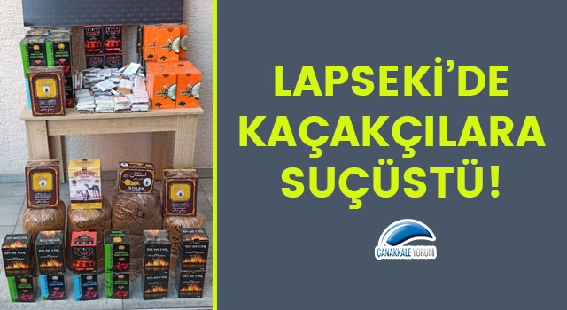 Lapseki'de kaçakçılara suçüstü!