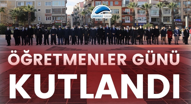 Çanakkale'de Öğretmenler Günü kutlandı