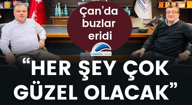 Çan'da buzlar eridi: "Her şey çok güzel olacak"