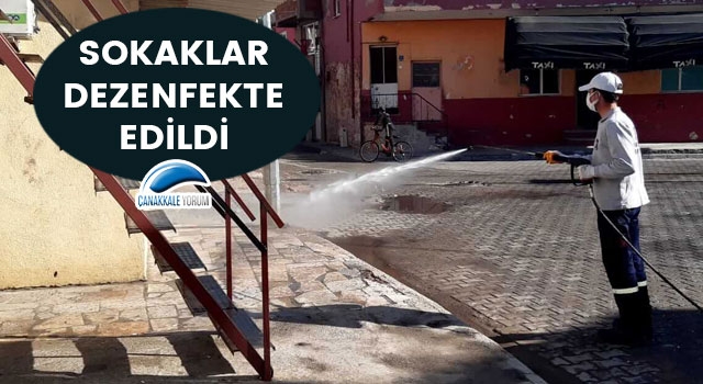 Fevzipaşa Mahallesi'nde sokaklar dezenfekte edildi