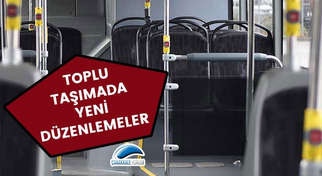 Şehir içi toplu taşımada yeni düzenlemeler