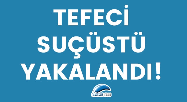 Tefeciye suçüstü!