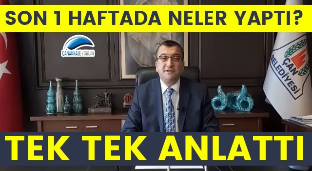 Başkan Öz'den haftalık değerlendirme