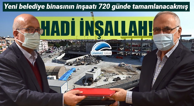 Yeni belediye binası için imzalar atıldı!