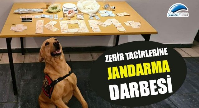 Çanakkale’de zehir tacirlerine jandarma darbesi!