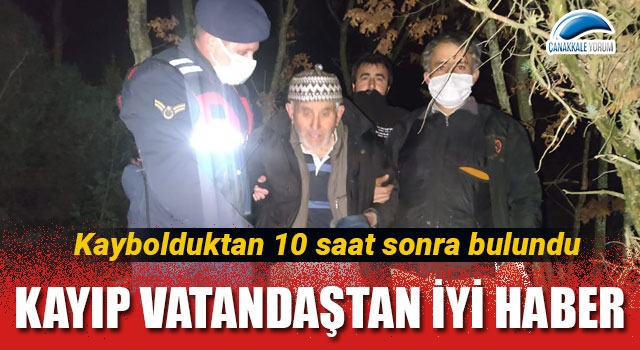 Çan'da kayıp vatandaştan iyi haber