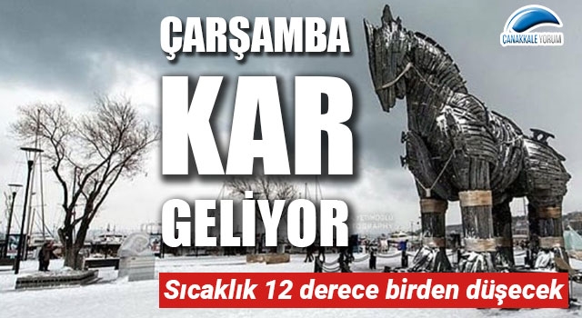 Sıcaklık 12 derece birden düşecek: Çarşamba günü kar geliyor!