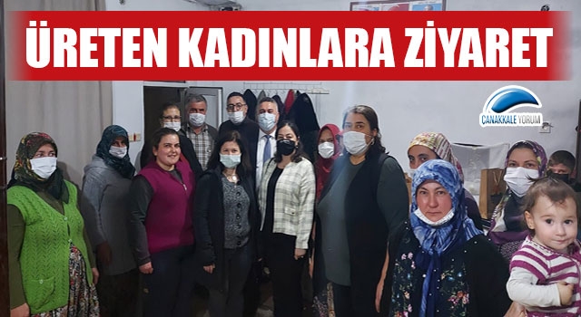 Başkan Bayram'dan üreten kadınlara ziyaret