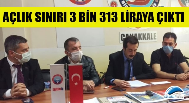 Birleşik Kamu İş Konfederasyonu: “Açlık sınırı 3 bin 313 liraya çıktı”