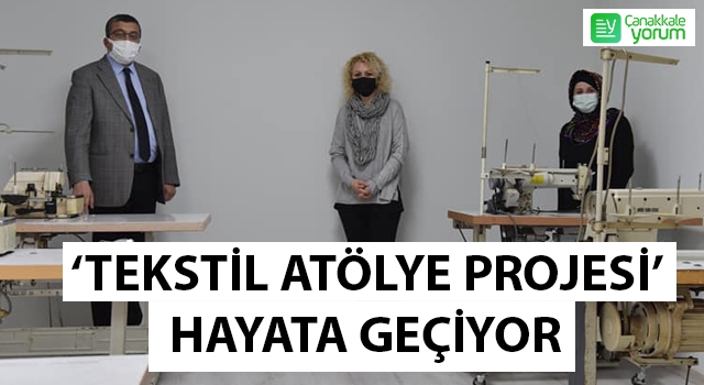 Çan Belediyesi ‘Tekstil Atölye Projesi’ hayata geçiyor