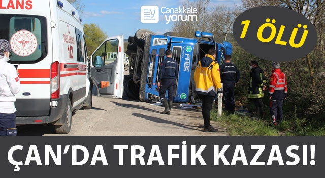 Çan’da trafik kazası: 1 ölü