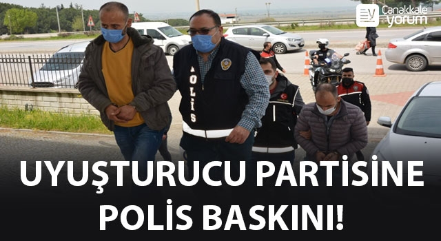 Uyuşturucu partisine polis baskını!