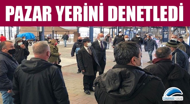 Vali Aktaş pazar yerini denetledi