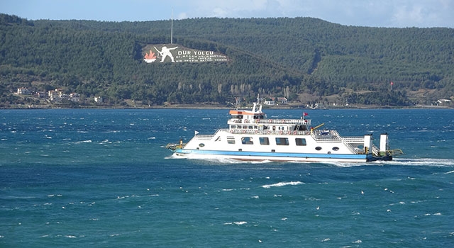 Çanakkale’de ada seferlerine fırtına engeli!