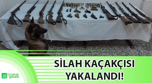 Lapseki’de silah kaçakçısı yakalandı!