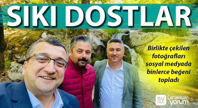 Sıkı dostlar: Bülent Öz, Mesut Bayram, Mert Uygun