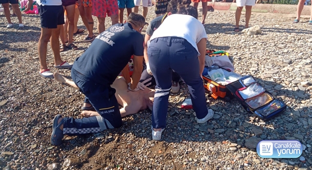 Ayvacık’ta serinlemek için denize giren yaşlı adam boğuldu!