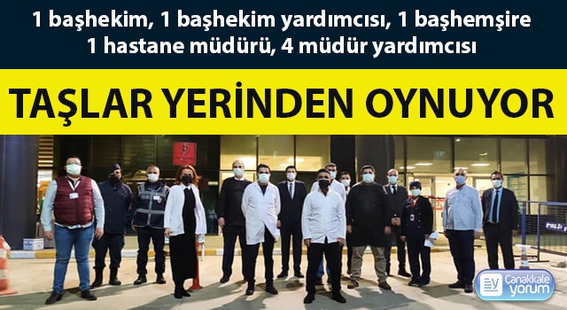 Devlet hastanesinde taşlar yerinden oynuyor: 1 başhekim, 1 başhekim yardımcısı, 1 başhemşire, 1 hastane müdürü, 4 müdür yardımcısı