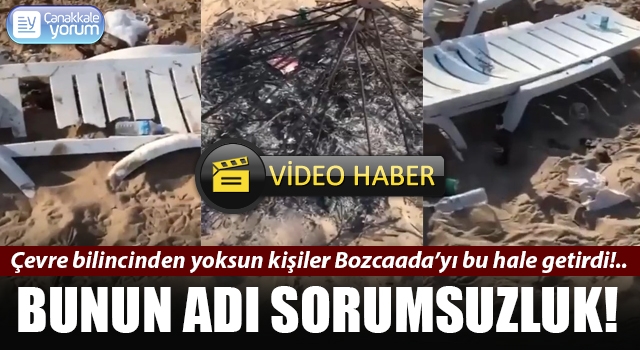 Tatil cenneti Bozcaada’yı bu hale getirdiler!