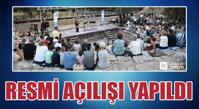 58. Uluslararası Troia Festivali'nin resmi açılış töreni gerçekleştirildi