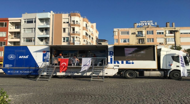 AFAD deprem simülasyon aracı Çanakkale'de