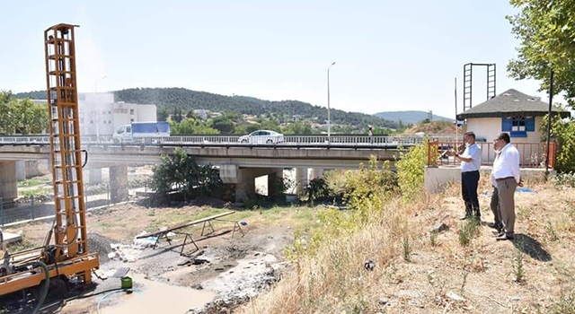 Çan’da şebeke suyu sondaj çalışmaları sonuç verdi