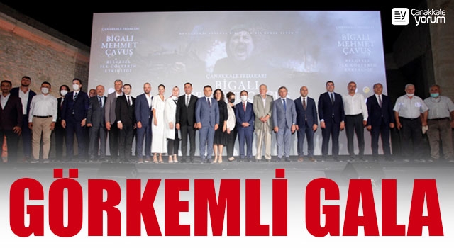 Mehmet Çavuş Belgeseline, Seddülbahir Kalesi’nde görkemli gala