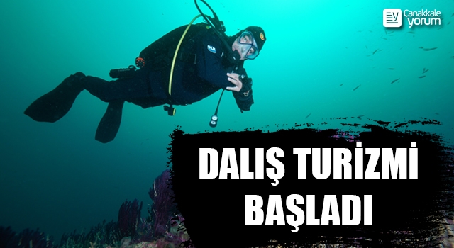 Çanakkale Boğazı’nda tarihi gemi batıklarına dalış turizmi başladı