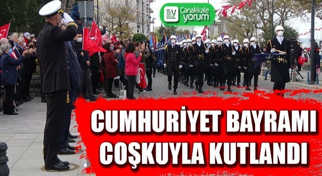 Çanakkale’de Cumhuriyet Bayramı coşkusu