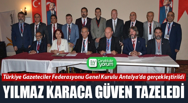 TGF’de Yılmaz Karaca güven tazeledi