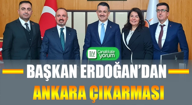 Başkan Erdoğan’dan Ankara çıkarması