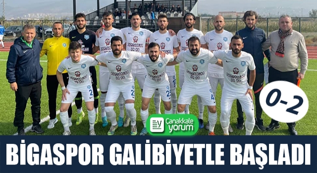 Bigaspor galibiyetle başladı