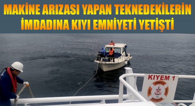 Çanakkale Boğazı'nda arızalanan tekne kurtarıldı