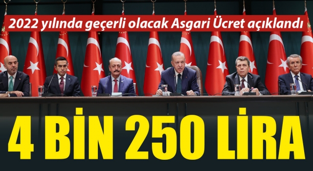 SON DAKİKA: 2022 yılı Asgari Ücret zam oranı belli oldu!