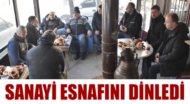 Başkan Erdoğan, sanayi esnafını dinledi