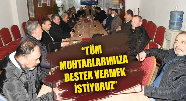 Başkan Ergin, muhtarlarla buluştu