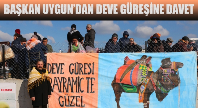 Başkan Uygun’dan deve güreşine davet