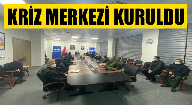 Sarıçay’daki taşkın riskine karşı kriz merkezi oluşturuldu