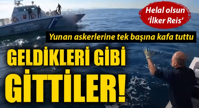 Türk balıkçı teknesini taciz eden Yunan Sahil Güvenliği geldiği gibi geri gitti