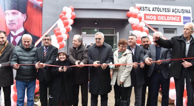 Çan Belediyesi tekstil atölyesi açıldı