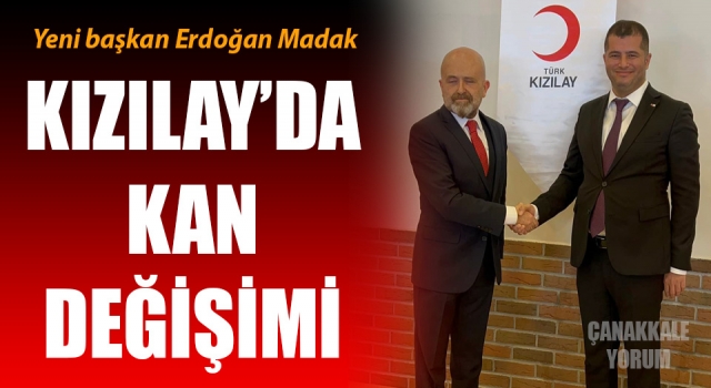 Kızılay’da kan değişimi: Yeni başkan Erdoğan Madak