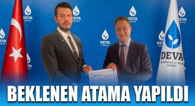 DEVA Partisi’nde bayrak değişimi